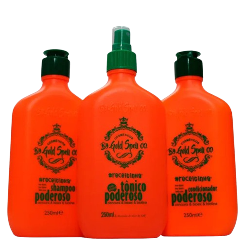 Tônico + Shampoo + Condicionador Poderoso
